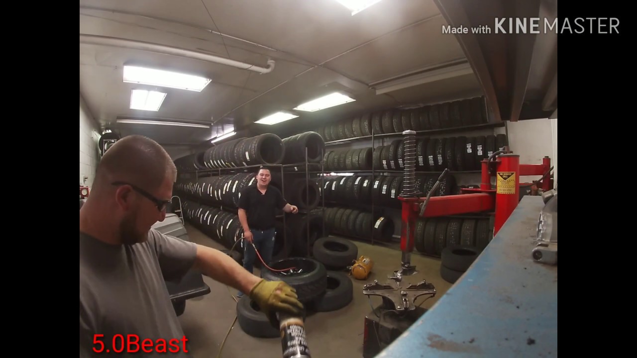 STRETCHING SOME 275 55 20 TIRES ON 20X12 INCH WHEELS DIDN'T GO AS PLAN