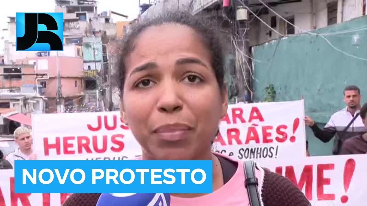Moradores do Morro Santo Amaro (RJ) fazem novo protesto após morte de jovem durante operação do Bope