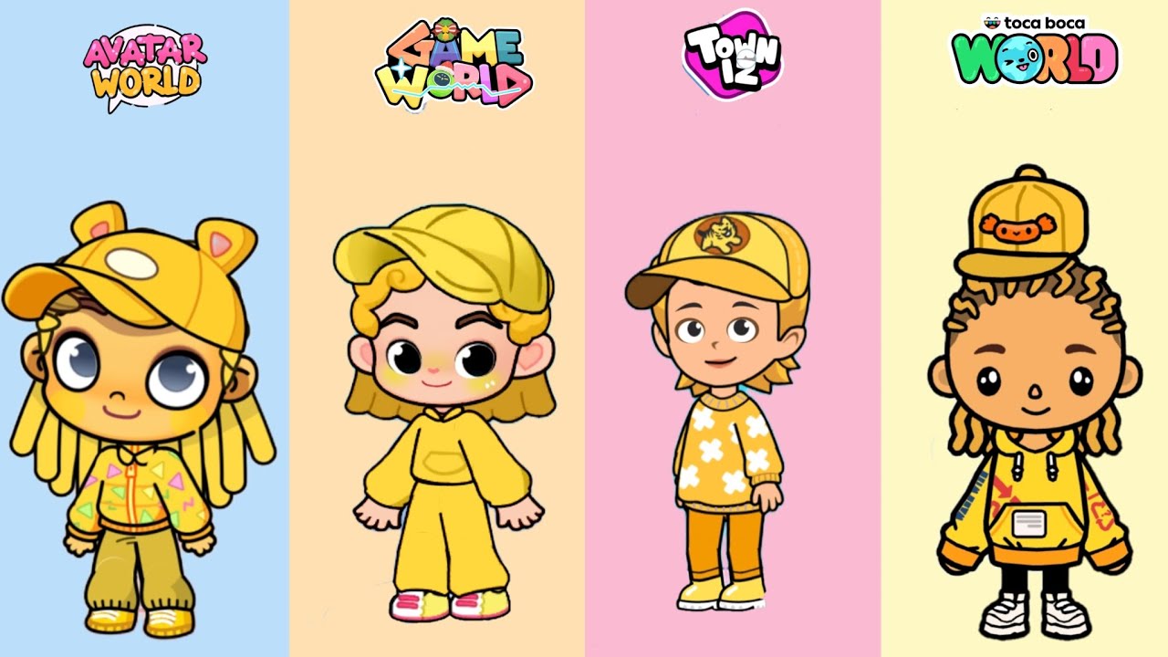 🔆Mr. Sun Sprunki Inspired Look In 4 Gameplay#pazu #avatarworld #gameworld #tocaboca