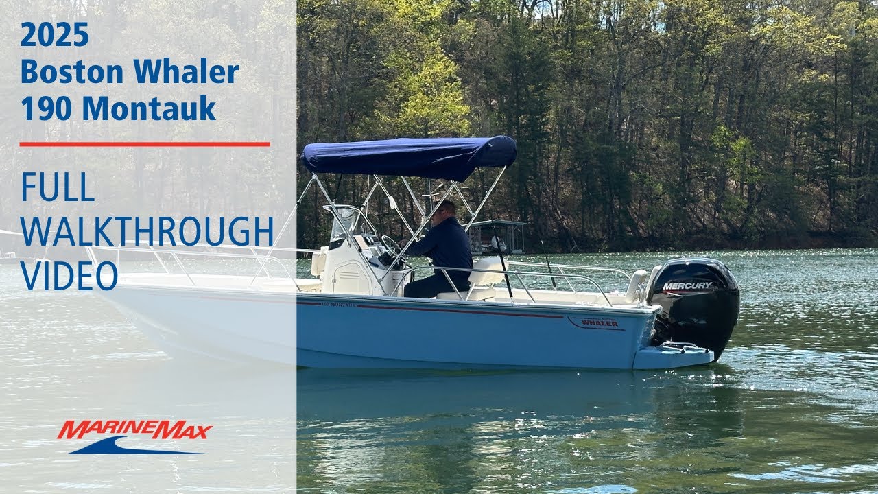 2025 Boston Whaler 190 Montauk | MarineMax Lake Lanier