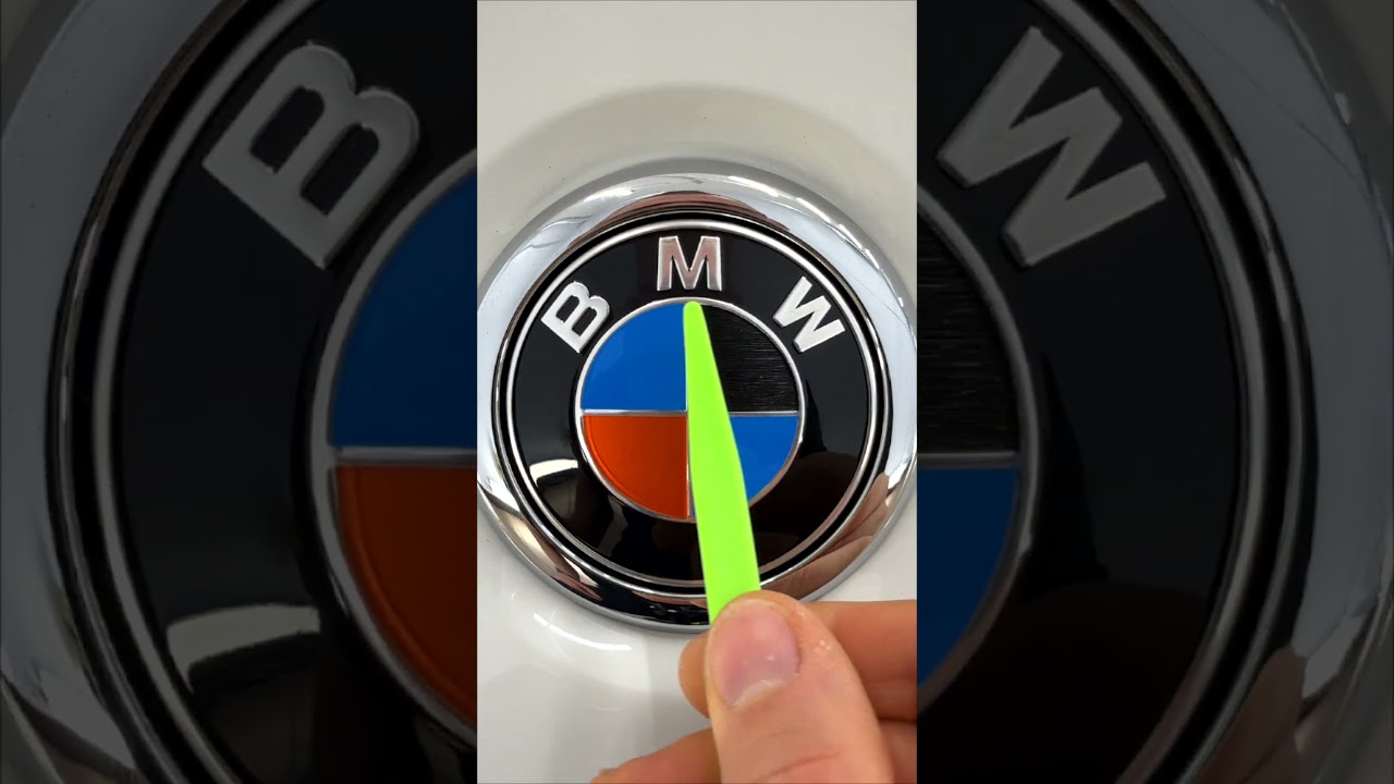 NEVER Paint Your BMW Emblem! | Dual-Color Wrap DIY