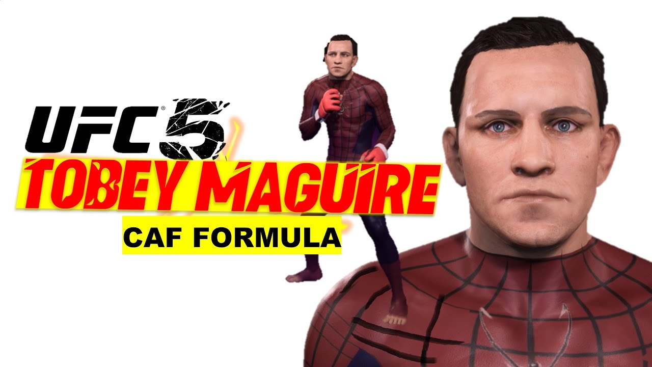 How to make Spiderman in UFC 5 (CAF Formula - Tobey Maguire)
