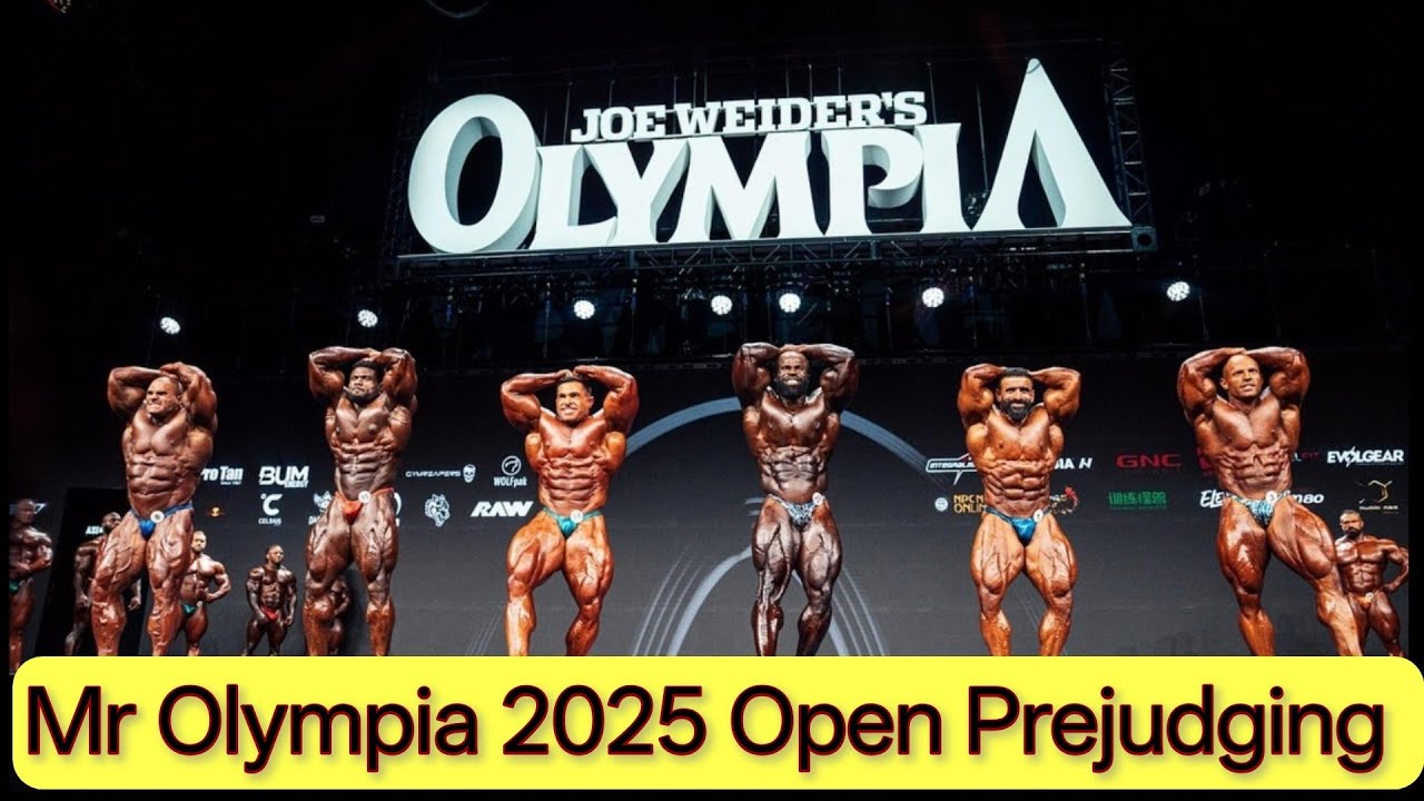 Mr Olympia 2025. Open Bodybuilding Complete Prejudging in 4k Video Las Vegas.@HadiChoopanOfficial 