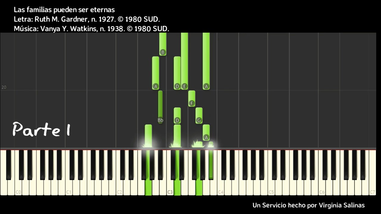 195 Las familias pueden ser eternas SUD Piano Tutorial