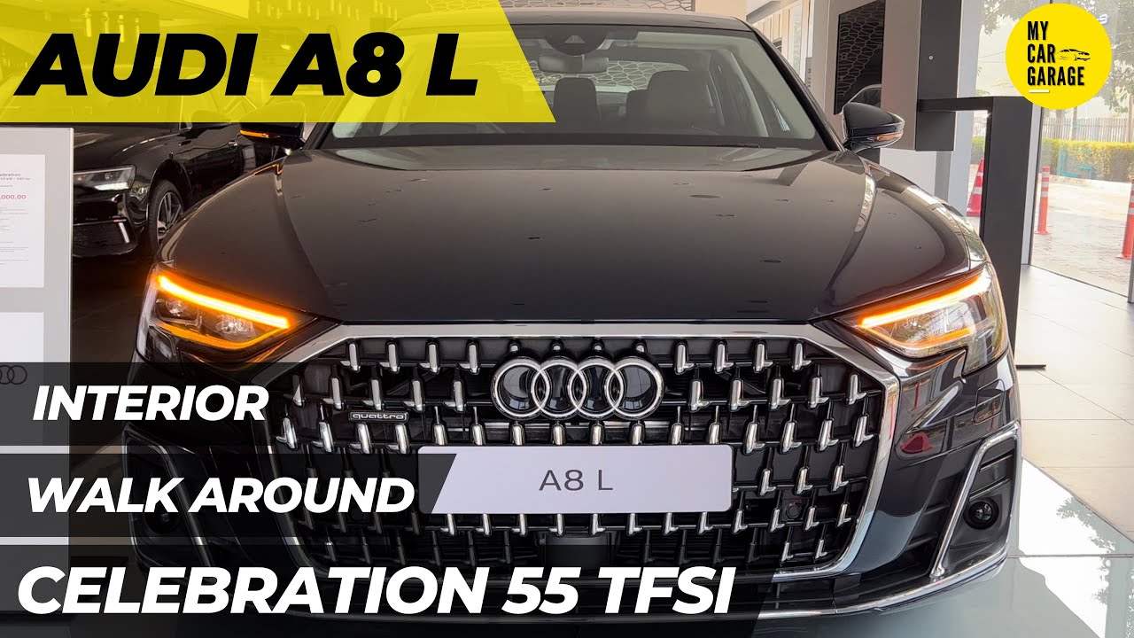 Audi A8L Celebration Edition | 55 TFSI | Black Colour | 2022 | Interior | Walkaround | #audia8l