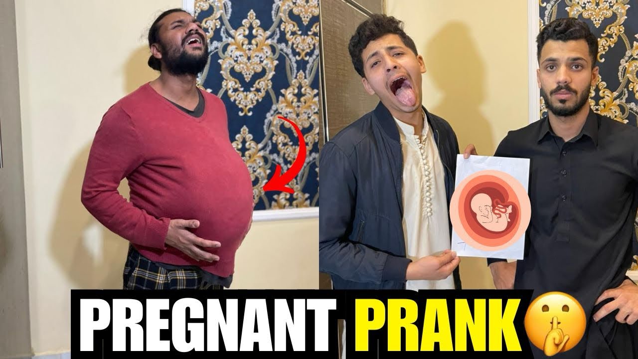 My friend got pregnant 🫃😂 prank gone wrong mera dost pregnant hogya