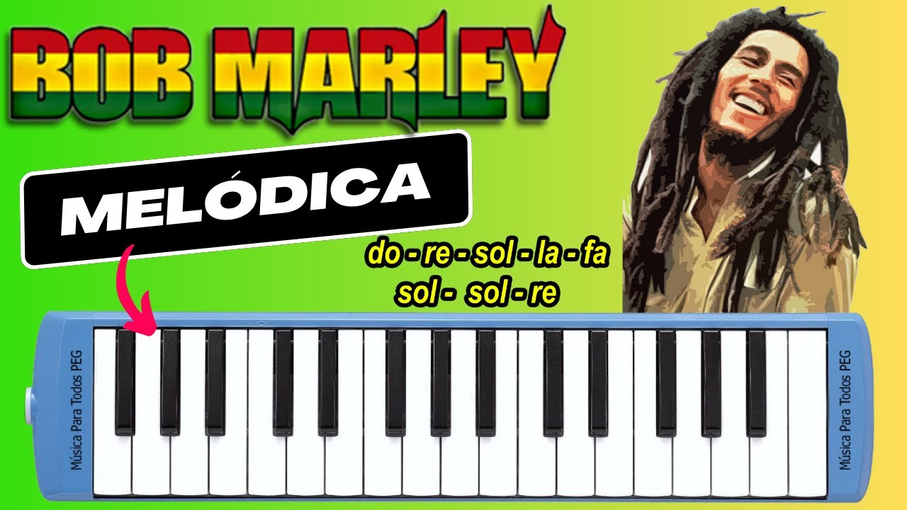 Is This Love 🦁 | MELODICA | Bob Marley  🎹 EASY PIANO TUTORIAL