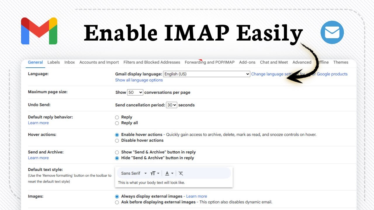 Как включить IMAP в Gmail (интеграция с почтой)