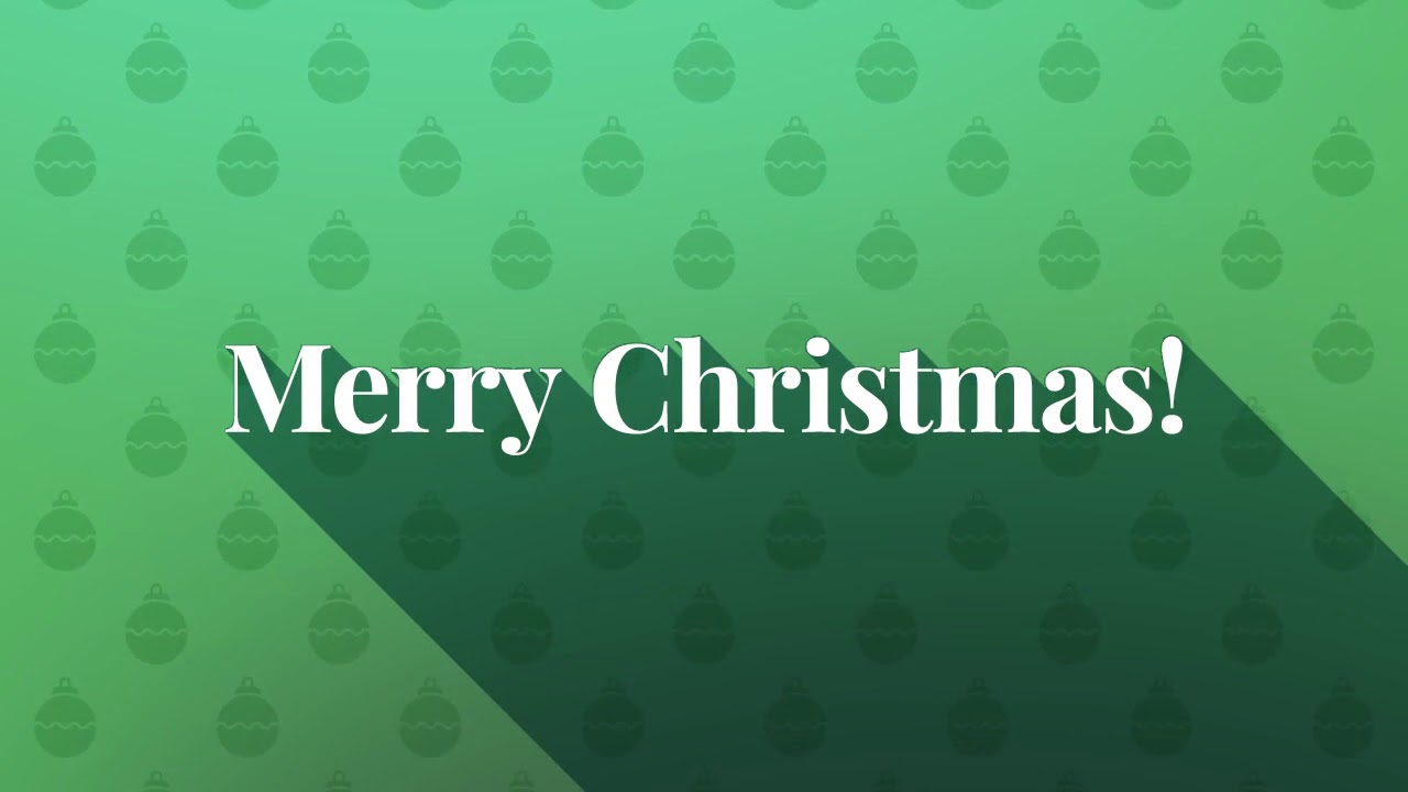 Merry Christmas Wishes Video Template (Editable)