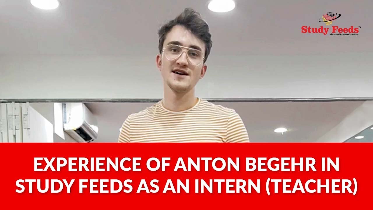 Experience of Anton Begehr in Study Feeds as an Intern (Teacher)