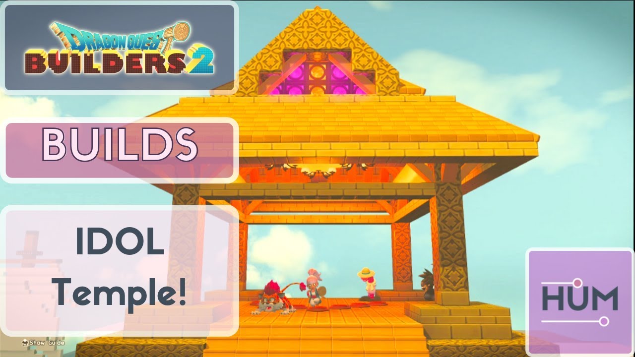 Dragon Quest Builders 2 - Speed Build - BTS IDOL Temple!