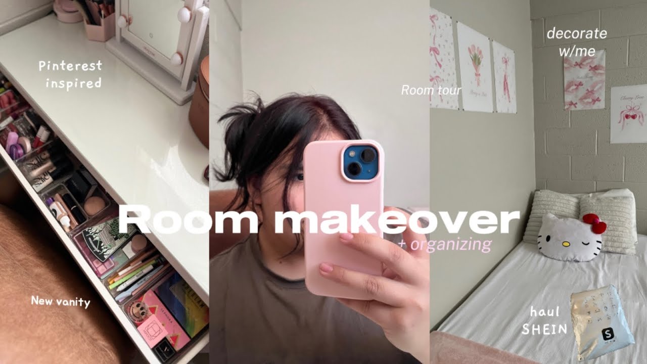 room makeover  ༘⋆ Pinterest inspired, haul SHEIN, cleaning & organizing, decorate, room tour