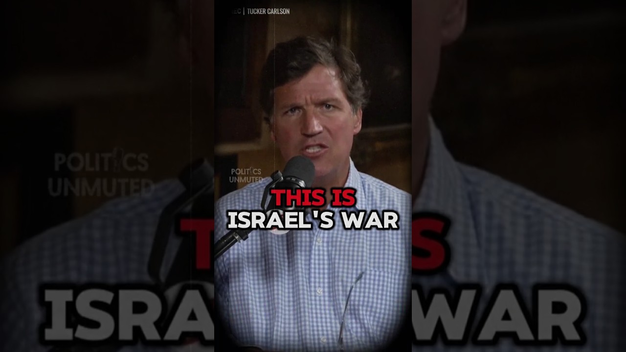 Tucker Carlson: The U.S. Didn&rsquo;t Decide Iran War, Netanyahu Did