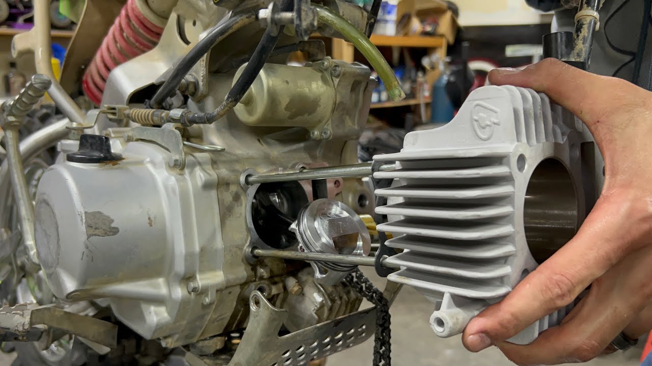 Klx110l TB Big Bore and Cam Install