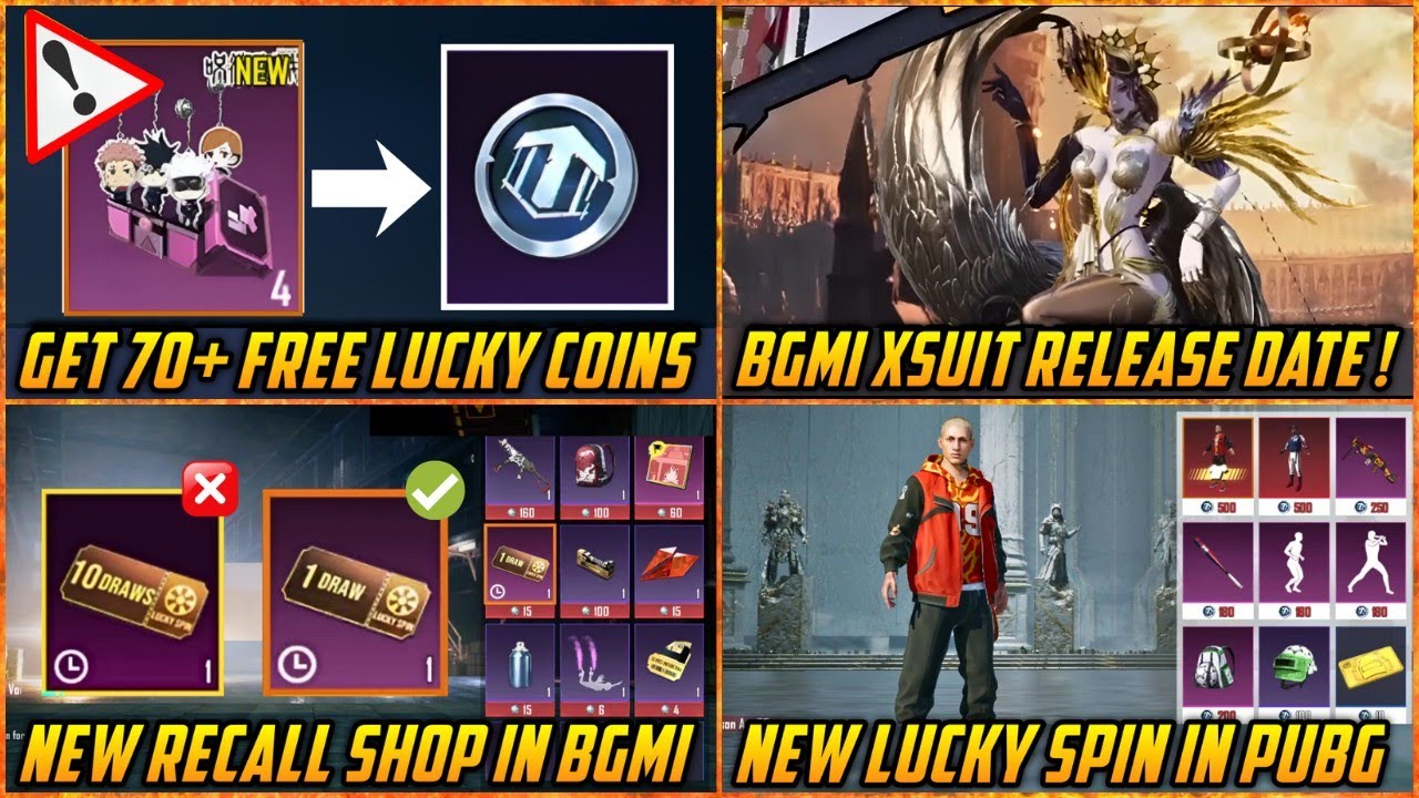 🔴 Extra Lucky Coins Trick in PRIZE PATH Bgmi | New Recall Shop BGMI | New Xsuit Confirm Release Date