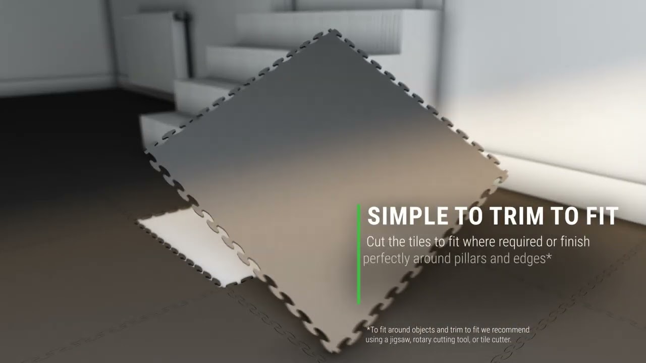 DURAMAT - Garage Floor Tiles Demonstration Video
