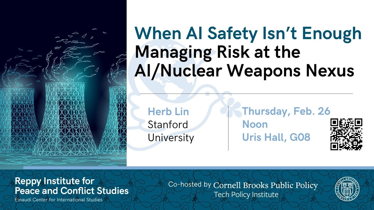 When AI Safety Isn’t Enough—Managing Risk at the AI/Nuclear Weapons Nexus