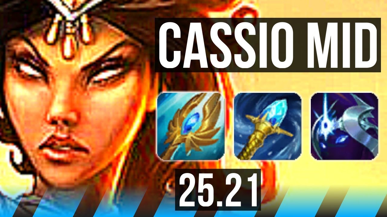 CASSIOPEIA vs DIANA (MID) | Rank 2, Rank 1 Cassio, 11/1/6, Godlike | VN Challenger | 25.21