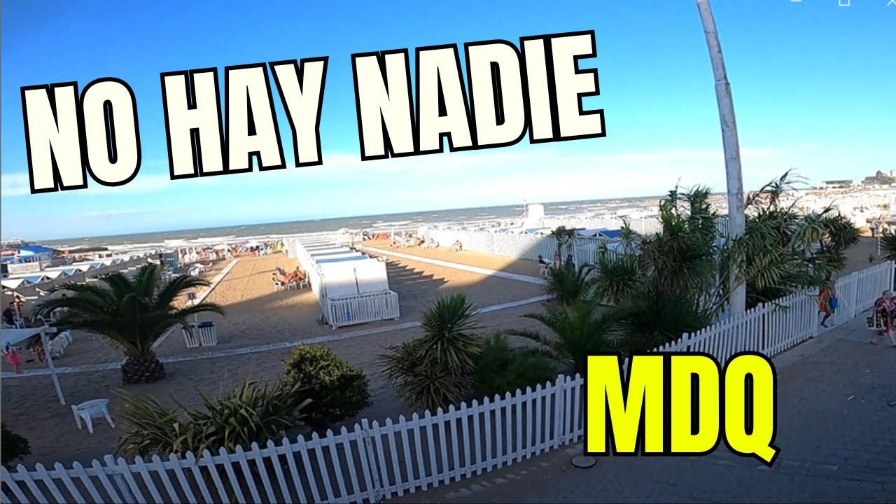 Una tarde por la costa. ¿hay gente? Mar del Plata 🇦🇷