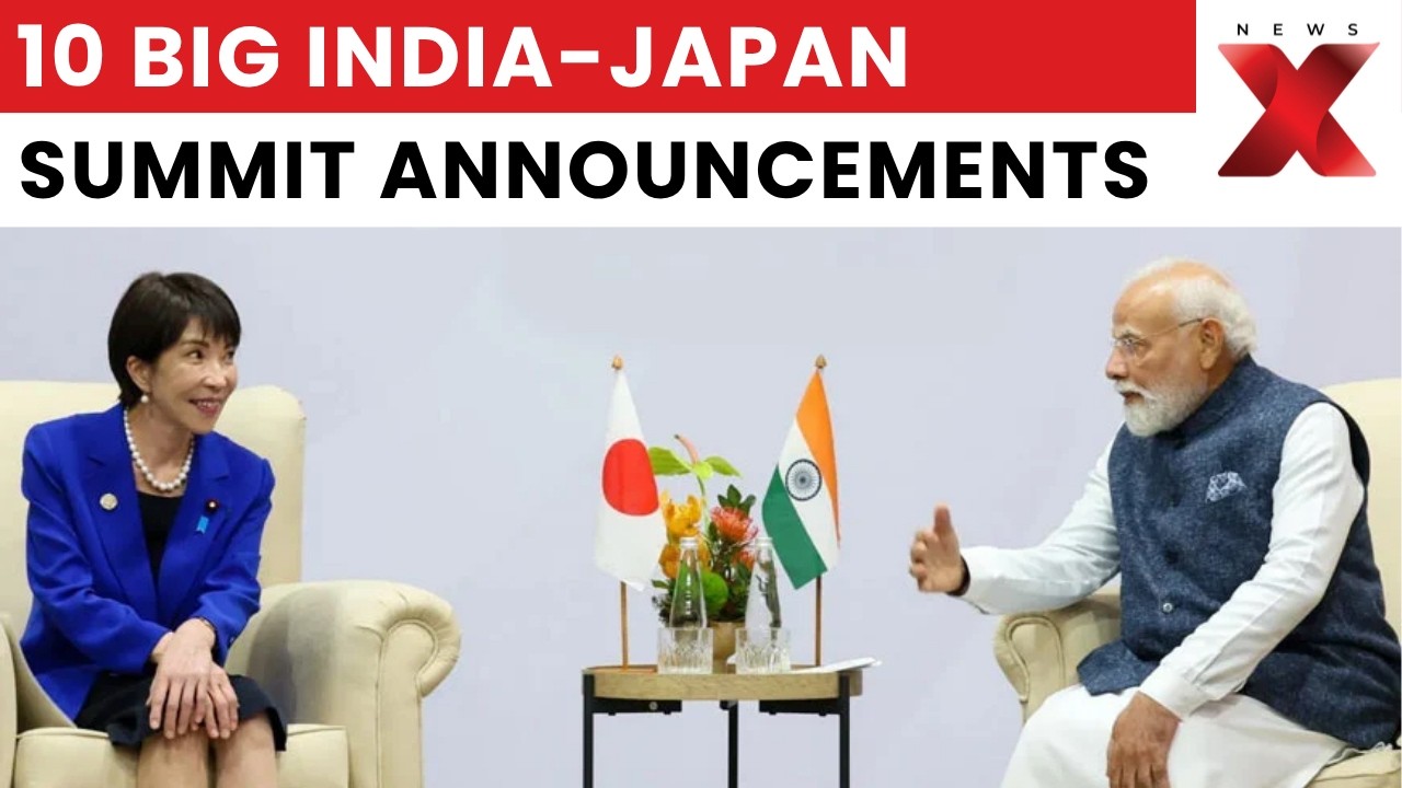 India-Japan Summit: Top 10 Big Announcements Decoded From PM Modi, Sanae Takaichi Talks | NewsX