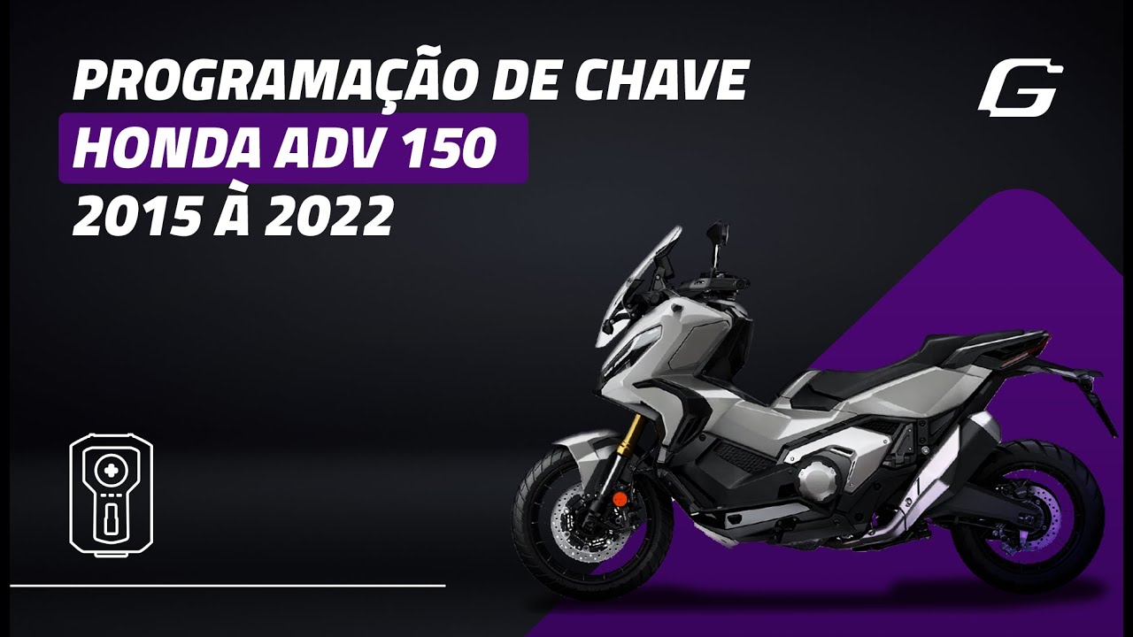 Aprenda a Programar Chave da Honda ADV 2015 a 2022