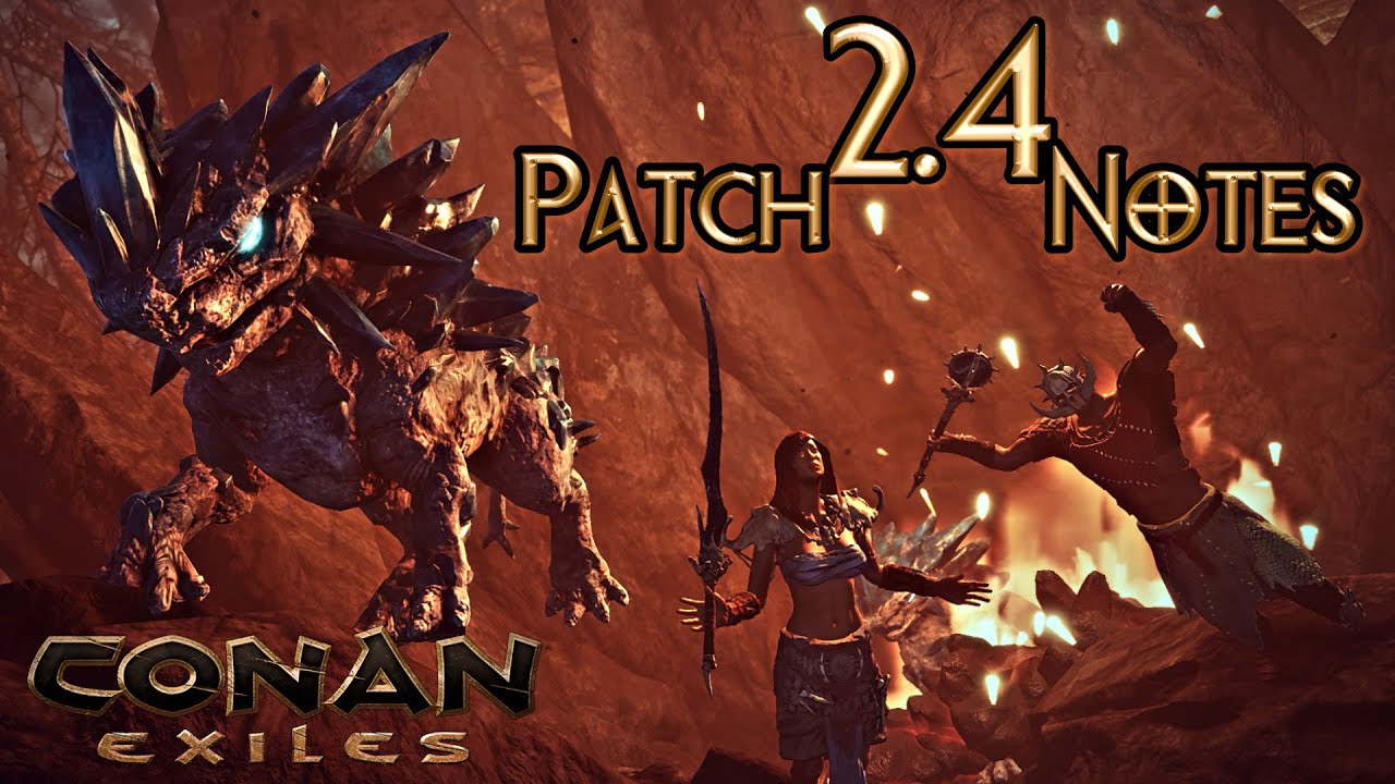 Conan Exiles HUGE PATCH 2.4 Showcase - New Content And System Changes (Isle Of Siptah & Base Game)