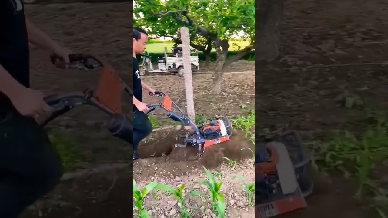 #Multi-function micro-tillage machine #Gasoline weeder #Land tillage machine #Weeding and loosening