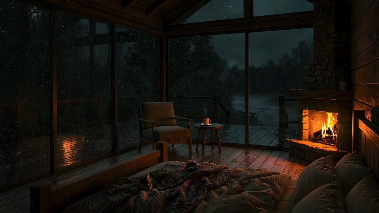 Best Rain in the Forest at Night 🌲 | Sleep Deeply with Rain Sounds