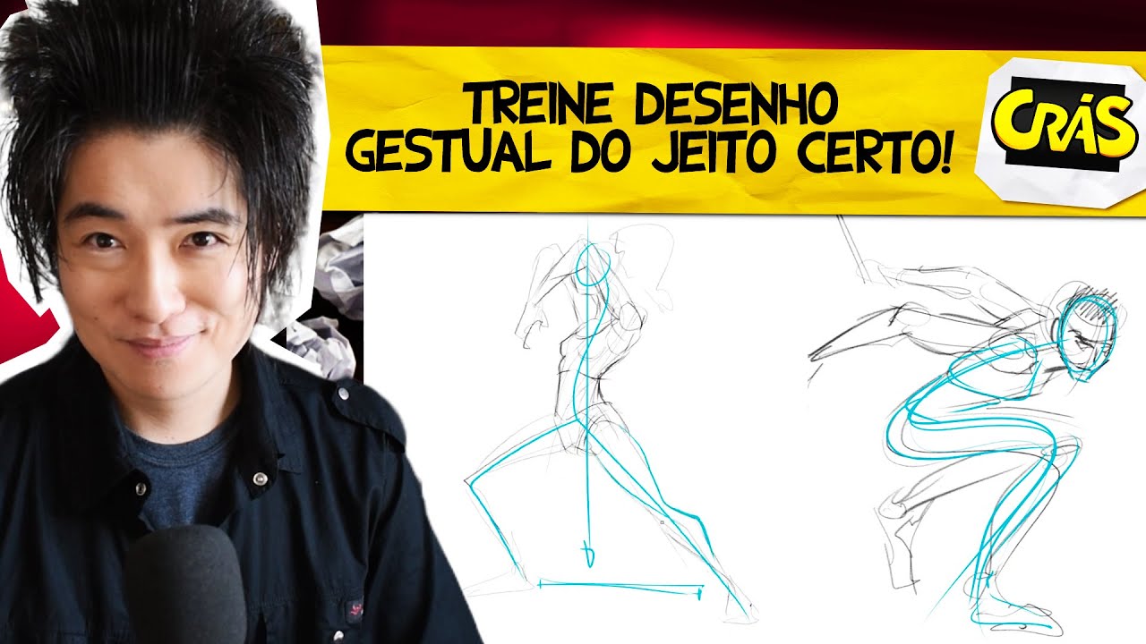 Como TREINAR desenho gestual do JEITO CERTO! ft. Thiago Spyked