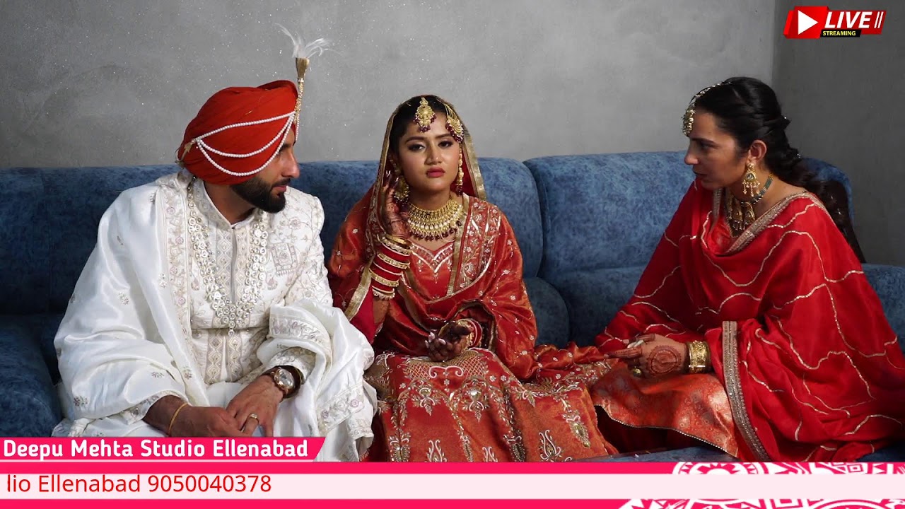 Live Wedding Ceremony Esar Love Mehak | Deepu Mehta Studio Ellenabad