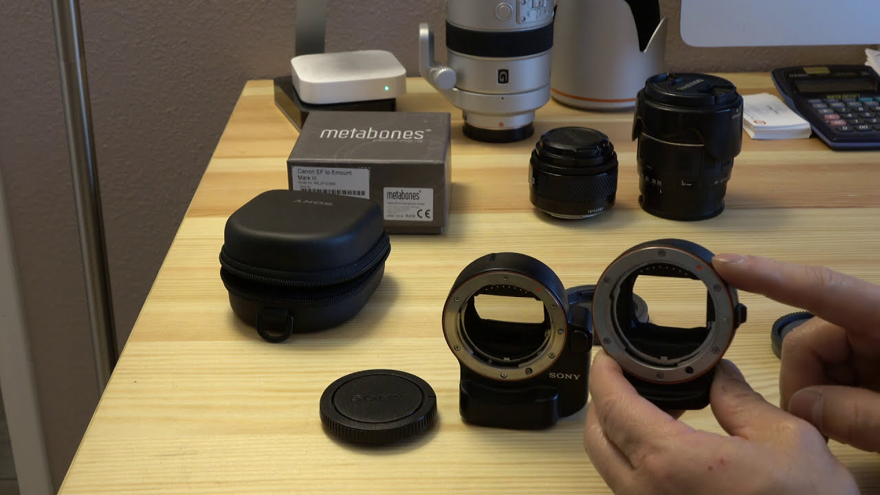 So sánh adapter A-Mount to E-Mount Sony LA-EA3 & LA-EA4