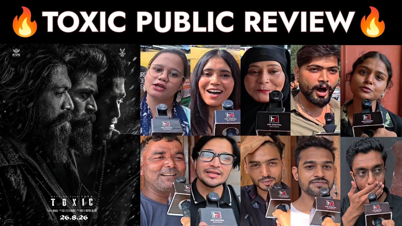 Toxic Public Review | Rocking Star Yash | toxic movie public review | yash | toxic public review 