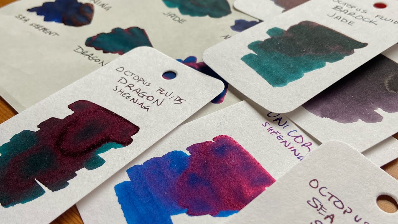 INK HAUL! A selection of inks from Octopus Fluids