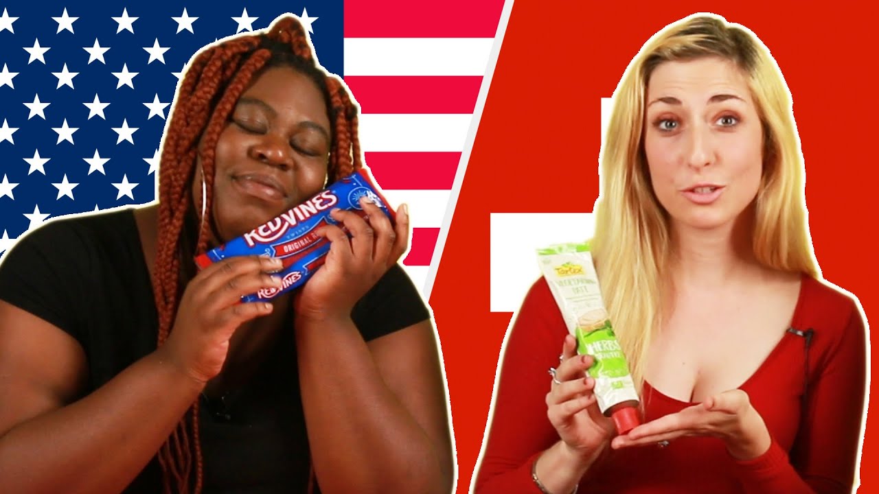 American & Swiss People Swap Snacks
