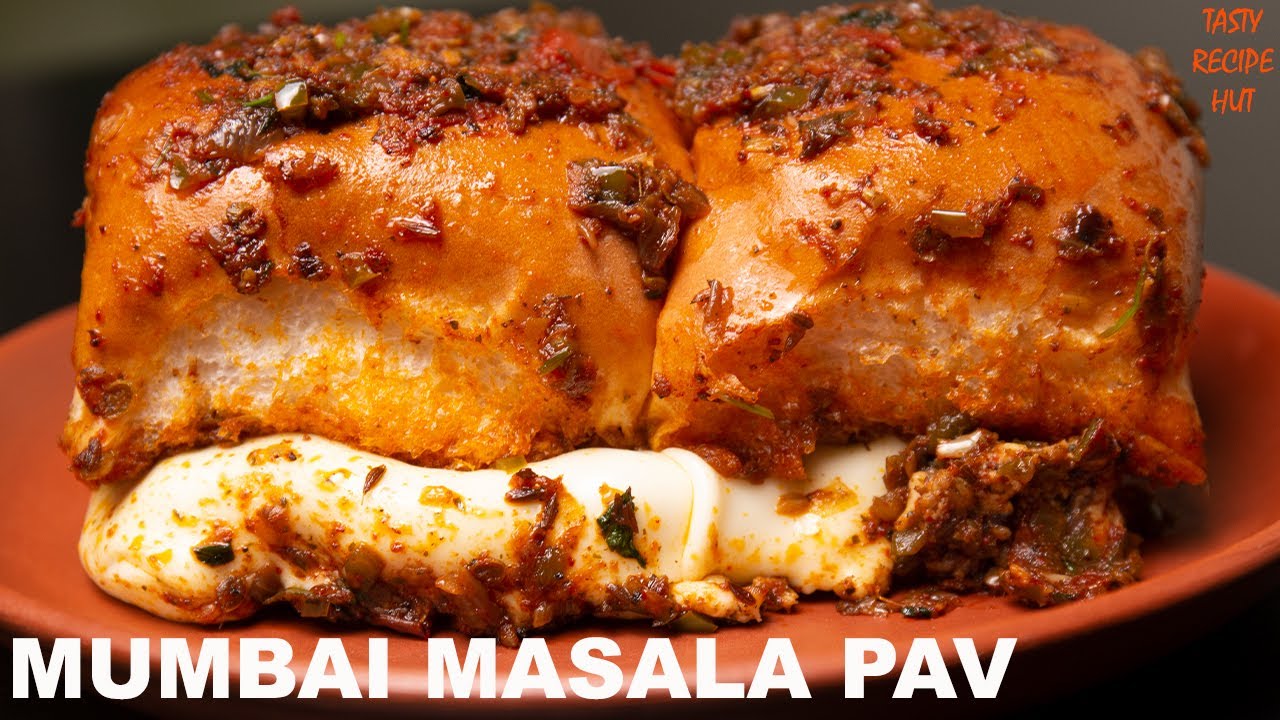Mumbai Masala Pav ! Street Style Masala Pav Recipe