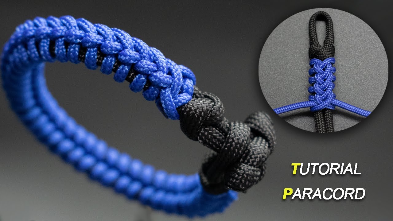 Cómo hacer una pulsera paracord muy fácil sin broche #paracord
