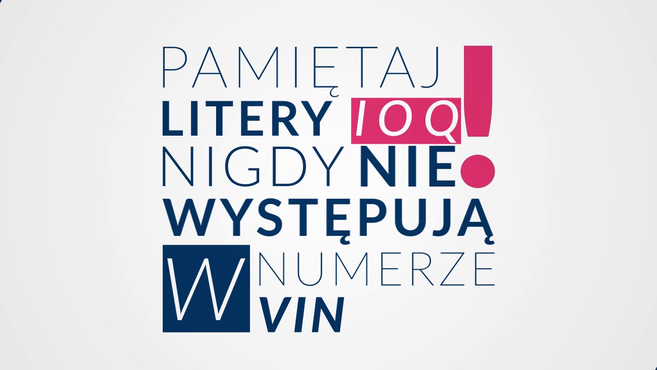 Co to jest numer VIN? - autodna.pl