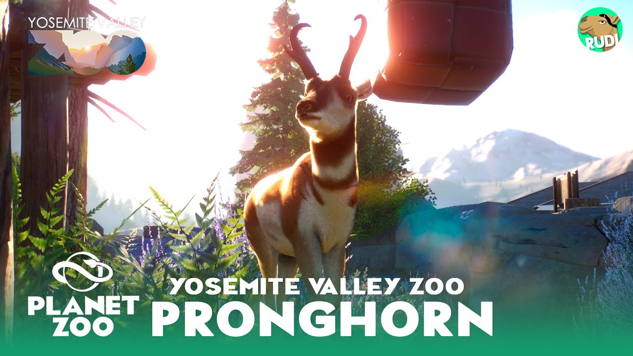Yosemite Valley Zoo - Pronghorn Panorama - Planet Zoo Sandbox