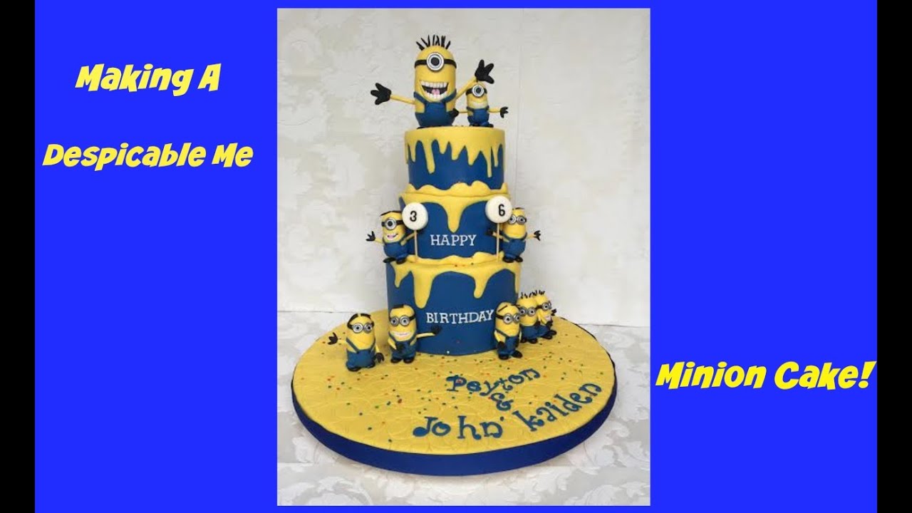 Making A Despicable Me Minion Cake!