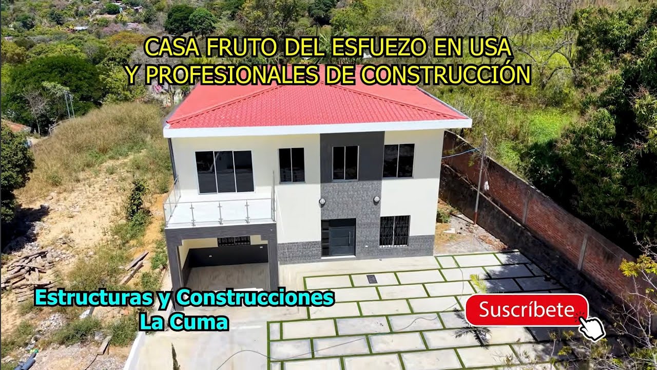 Estructuras y Construcciónes La Cuma. Hermosa Casa De Hermano Lejano en Metapán, Santa Ana. 