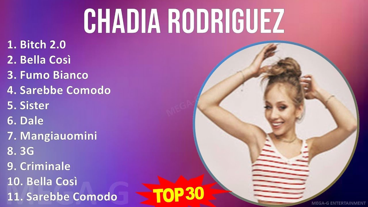 Chadia Rodriguez 2024 MIX Canzoni Italiane - Bitch 2.0, Bella Cos&igrave;, Fumo Bianco, Sarebbe Comodo