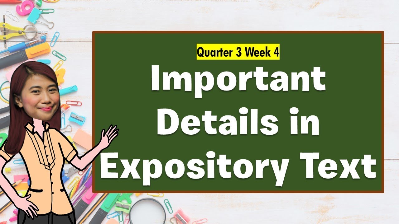 GRADE 2 | Quarter 3 Week 4 Important Details in Expository Text | MELC BASED English | Teacher Roan