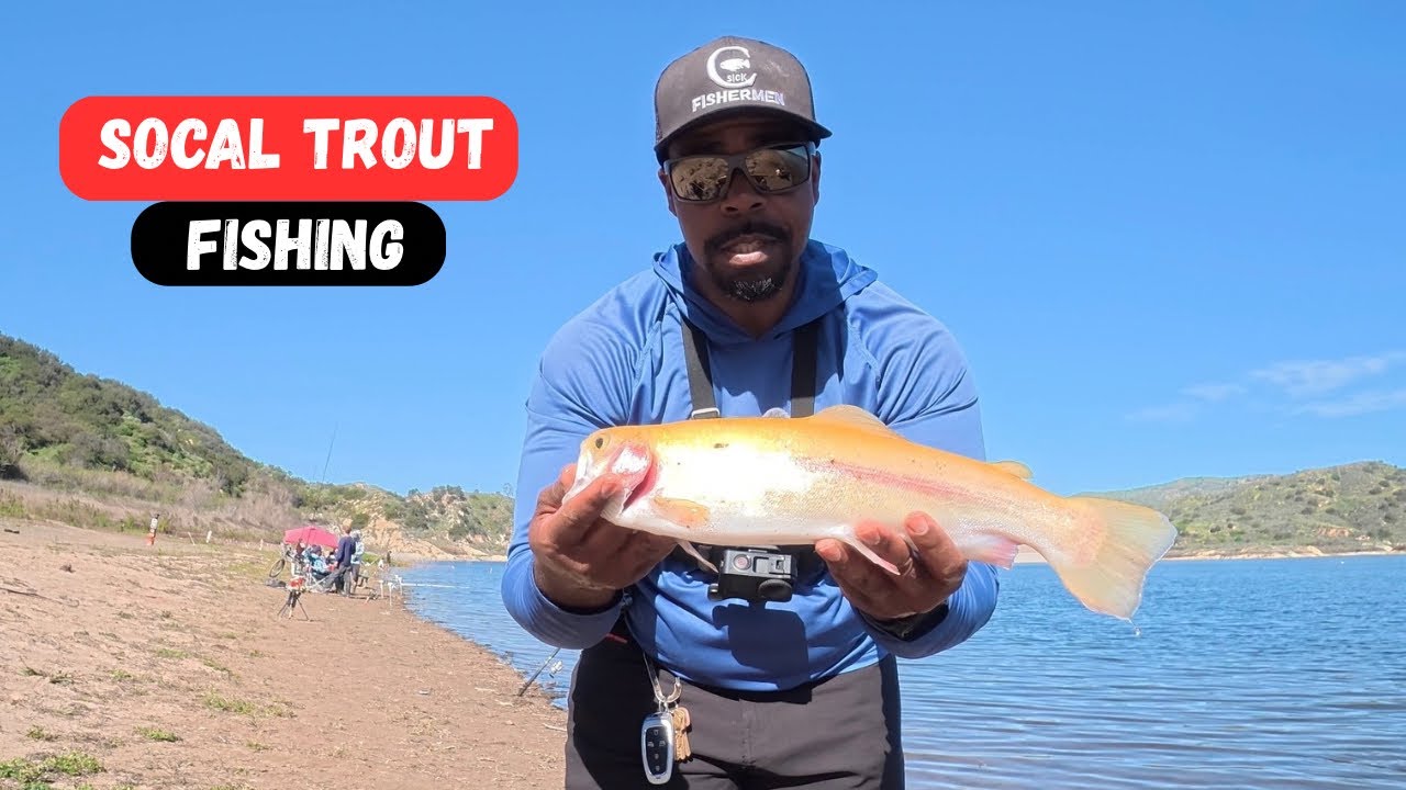 SoCal Trout Fishing ( Lake Irvine)