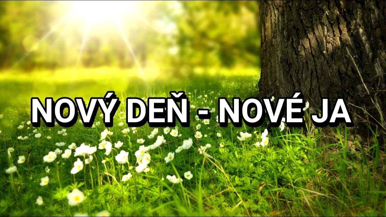 Napísal som pieseň pre každého: Nový Deň - Nové Ja