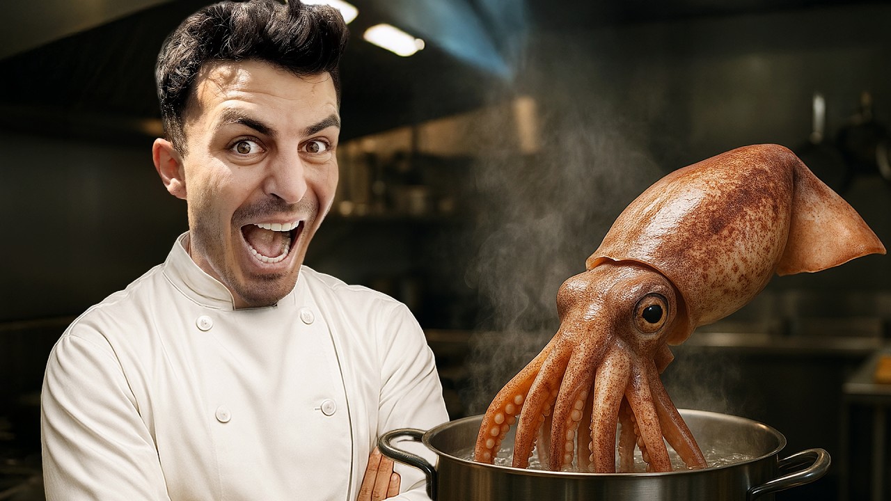 DENİZLERİN UZAYLISINI PİŞİRDİM!! w/ @faruk Chef @Mehmet CHEF