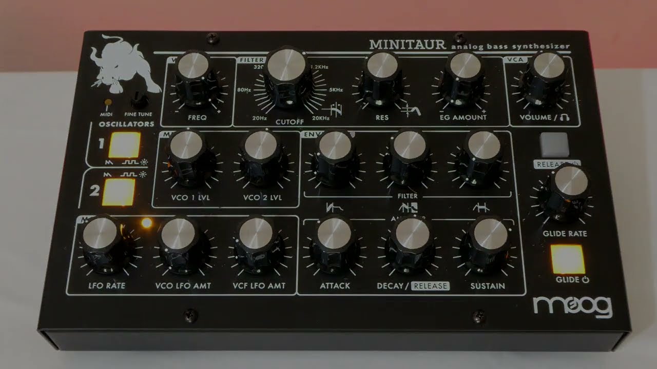 Review of the Moog Minitaur, Bass Synthesizer