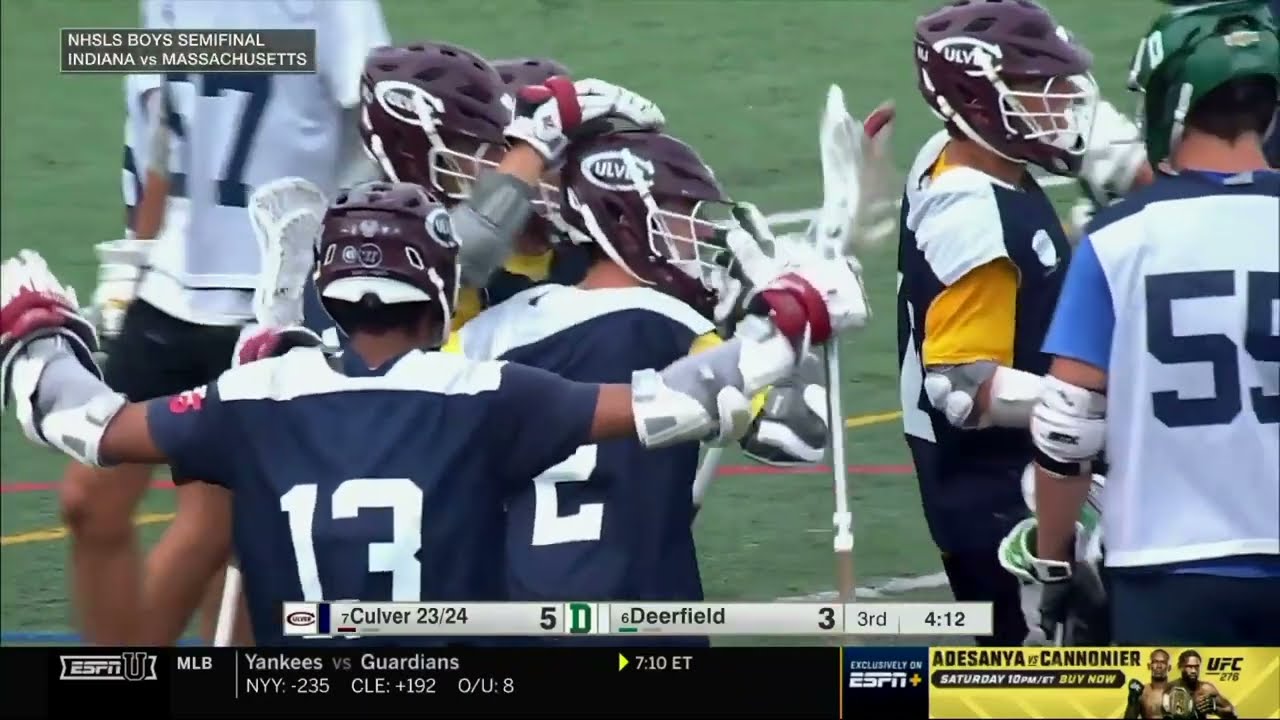 National High School Lacrosse Showcase: Culver (IN) vs. Deerfield (MA) - ESPN Broadcast