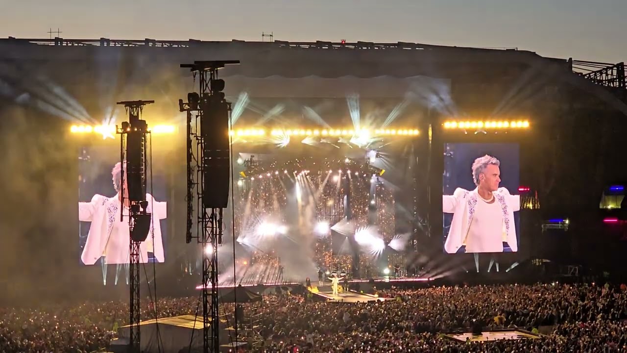 Robbie Williams, Angels. Murrayfield 2025