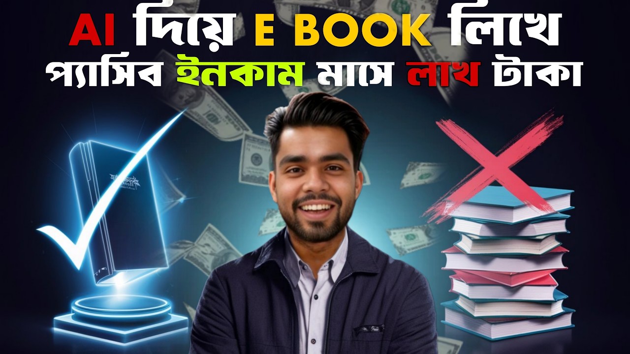 Ai দিয়ে E Book লিখে প্যাসিব ইনকাম মাসে লাখ টাকা || Write E book Using Ai just in 10 Minutes.