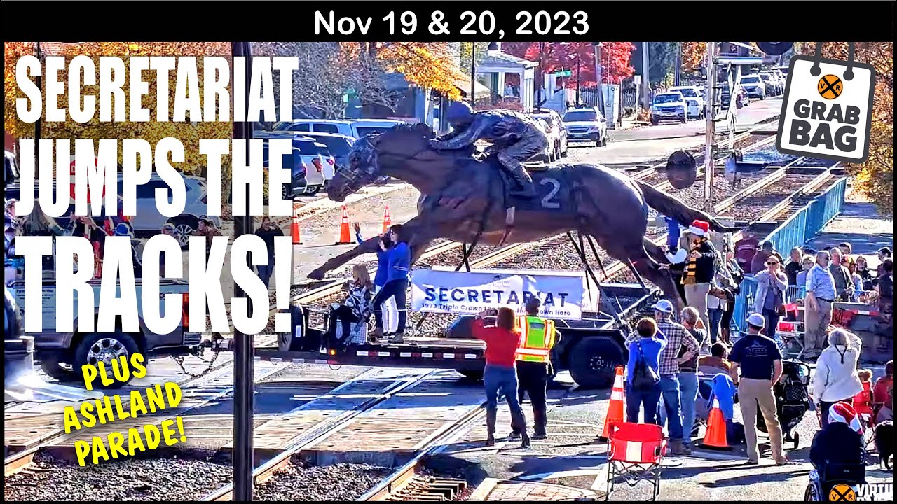 SECRETARIAT JUMPS THE TRACKS! COMPLETE AUTOTRAIN, PARADE IN ASHLAND & MUCH MORE!